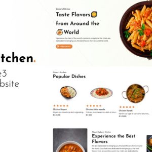 Ciphers Kitchen – Modern JS Restaurant Template