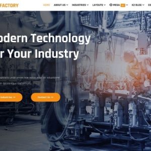 Factory – Joomla Template