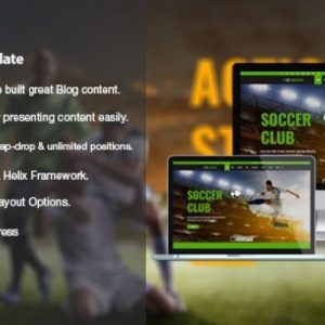 Soccer – Premium Joomla Soccer Template