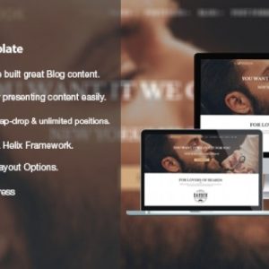 Perook – Barber Shop Joomla Template